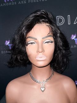Black 12 inch bob