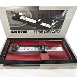 Shure Precision Stylus Force Gauge Turntable Tracking NOS 
