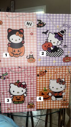 Hello kitty paper gift bags