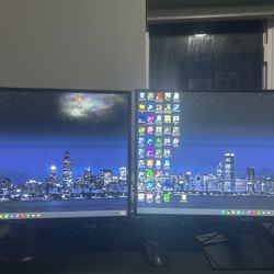 240Hz HP Omen + 144Hz ASUS Gaming Monitors – IPS – Perfect Condition 