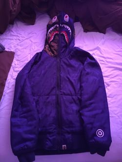 Bape Blue Camo Jacket “Size Medium” Rare Colorway!