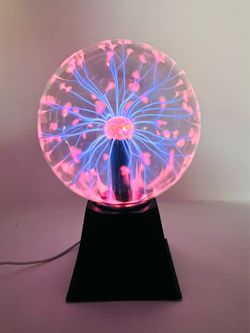 Plasma Ball 10 Inch Tesla Coil Party Ball Interactive W/Sound Activated Option
