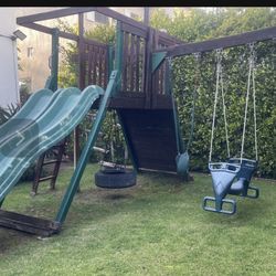 Playground set!! slides and swings