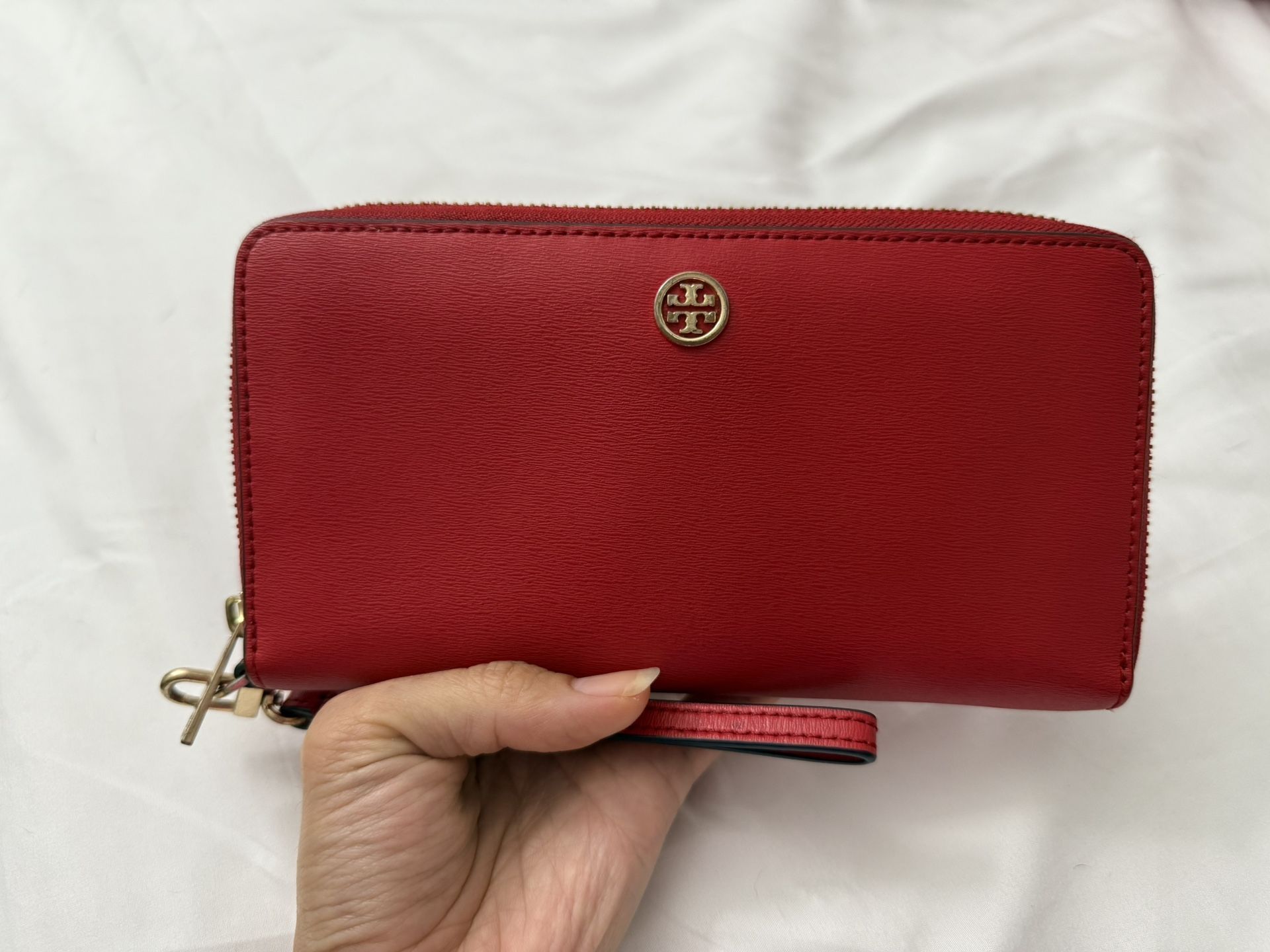 Tory Burch Red Wristlet Wallet