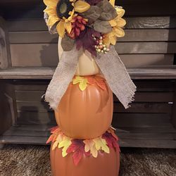 25” Fall Stackable Pumpkins