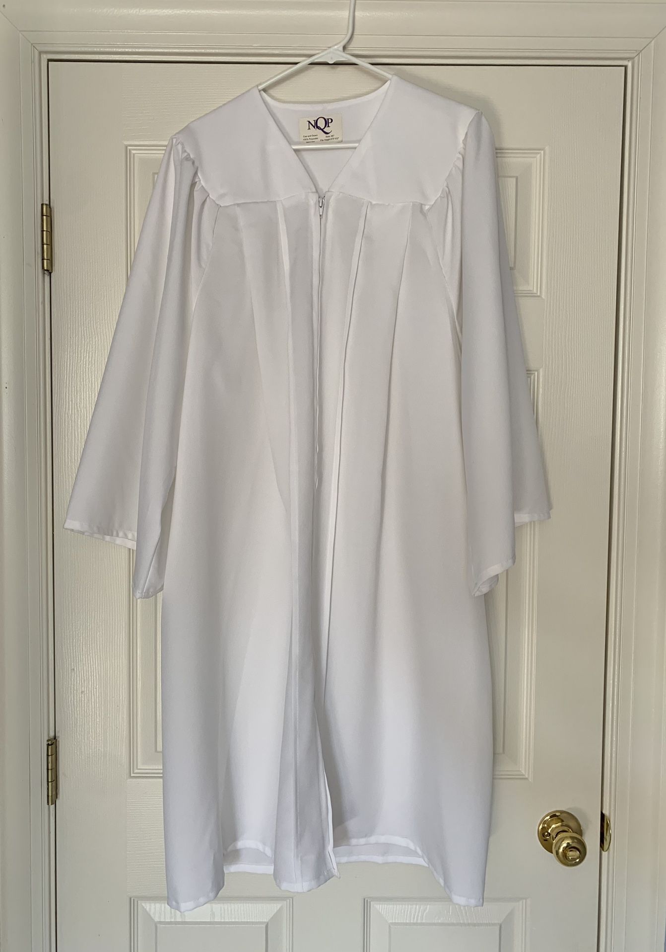Like New White Graduation Gown
