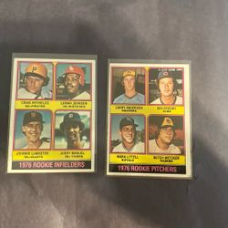 1976 Topps Rookie Card Lot