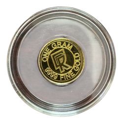 CLEAN RIPZ GOLD 1 GRAM 9999 FINE GOLD ROUND