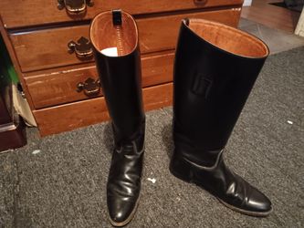 English style riding boots equestrian jackboot size 8
