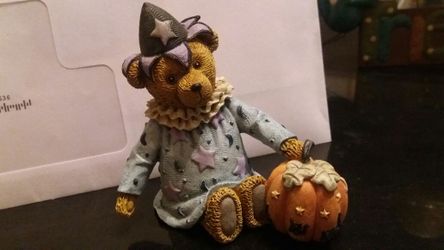 Halloween Collectible Teddy Bear Figurine