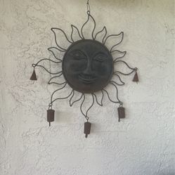 Metal Sun Windchimes