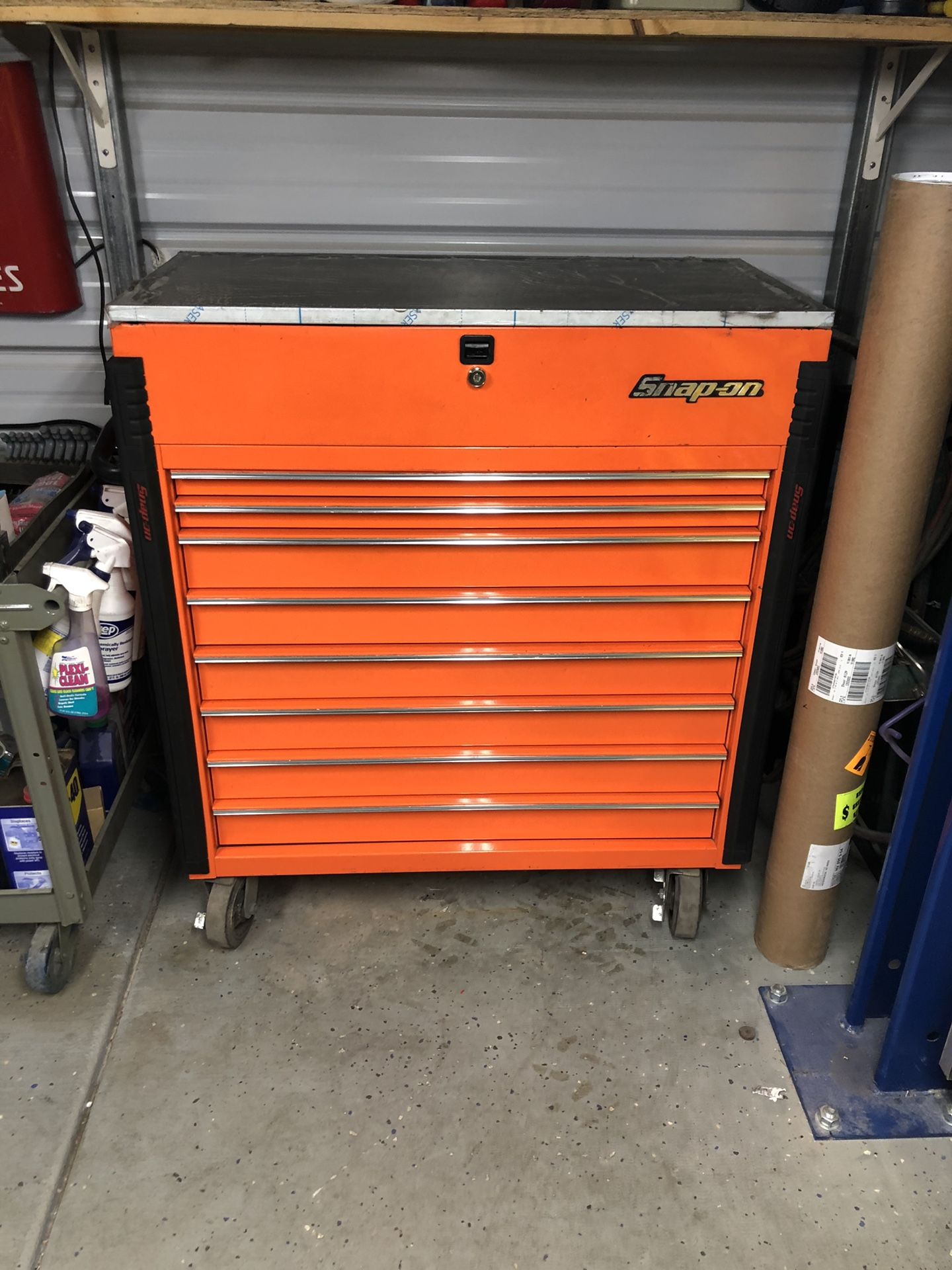 Snap on 40” slide top tool cart