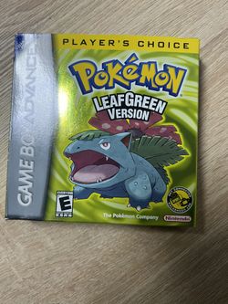 Pokemon Leaf Green GBA