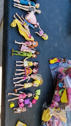 Vintage mini barbies and dolls. All 25.00