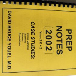 Youel’s Prep Notes 2002