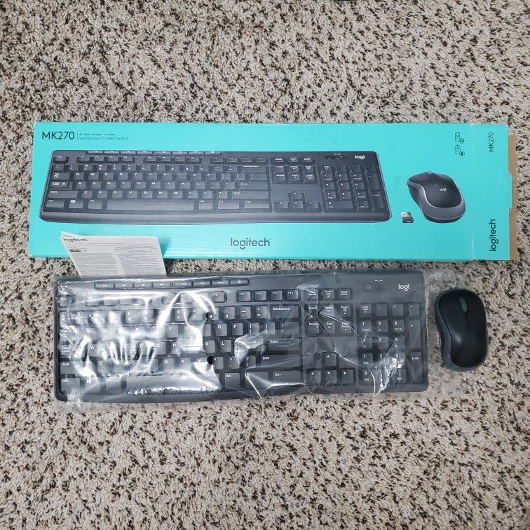 Logitech Wireless Mouse & Keyboard (2.4GHz)