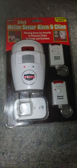 U.S. Patrol 2-in-1 Motion Sensor Alarm & Chime