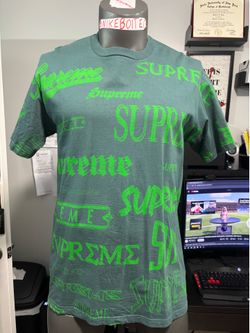 Supreme 2020 Men’s Large Green Logo Short Sleeve Graphic Multi Logo T-Shirt