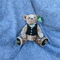Harrods 150th Anniversary Jointed Teddy Bear, Original Tags Y2K Teddy