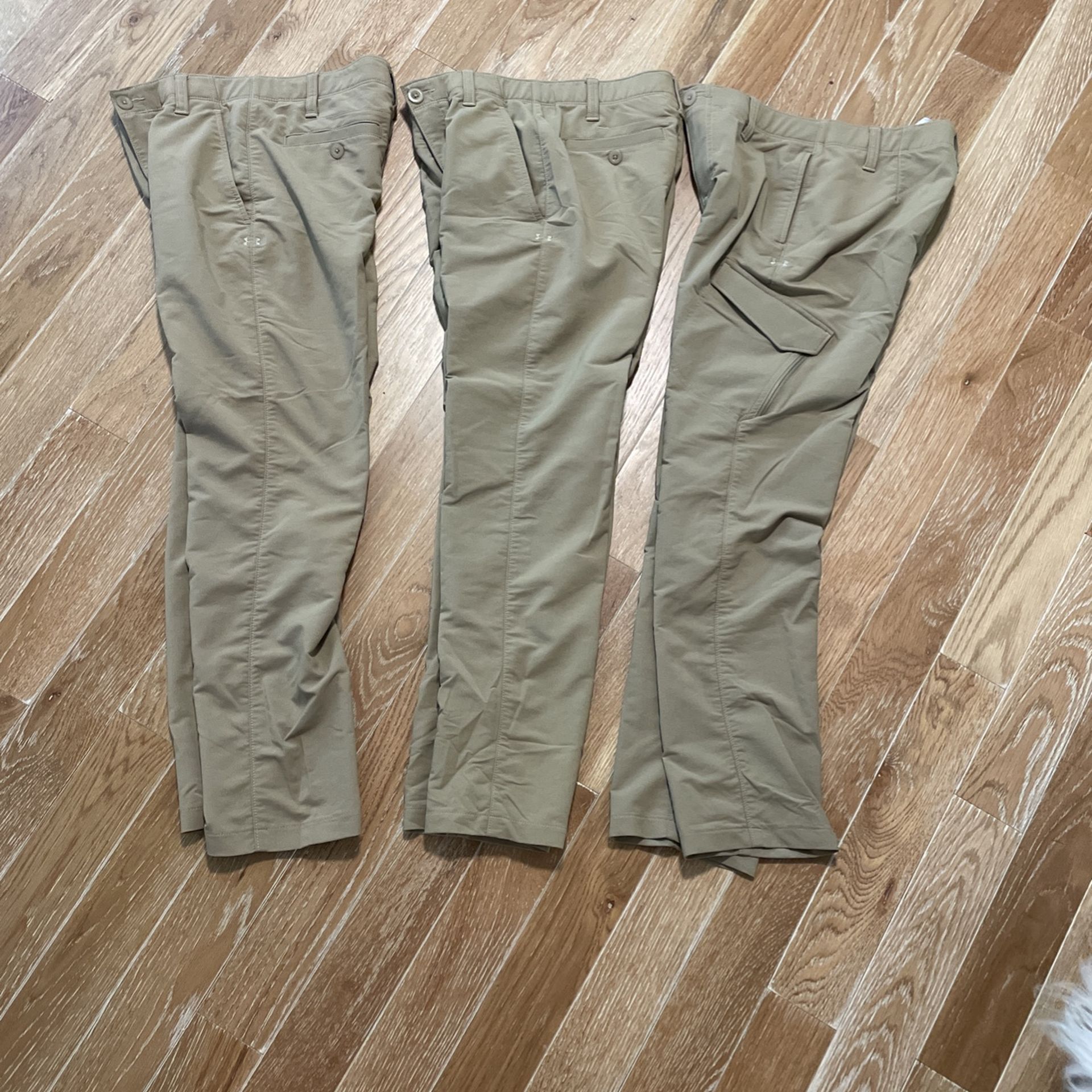 School Pants Under Armour Golf Khaki Size 12