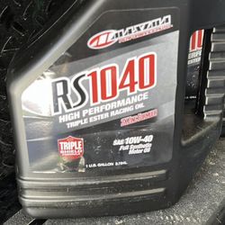 Maxima RS1040 synthetic oil (all sealed) 4 gallons