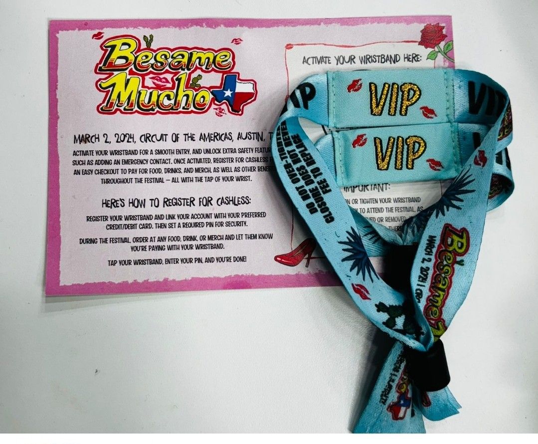 Besame Mucho VIP 2 Tickets For 700 VIP