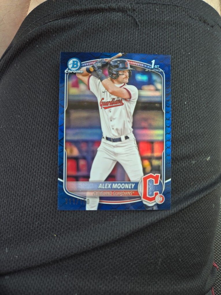 Alex Mooney 2025 Bowman Blue Reptilian 111/150