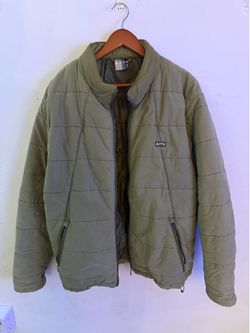 Olive green KITH coat sz XXL