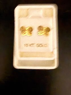 Aretes de oro 10k