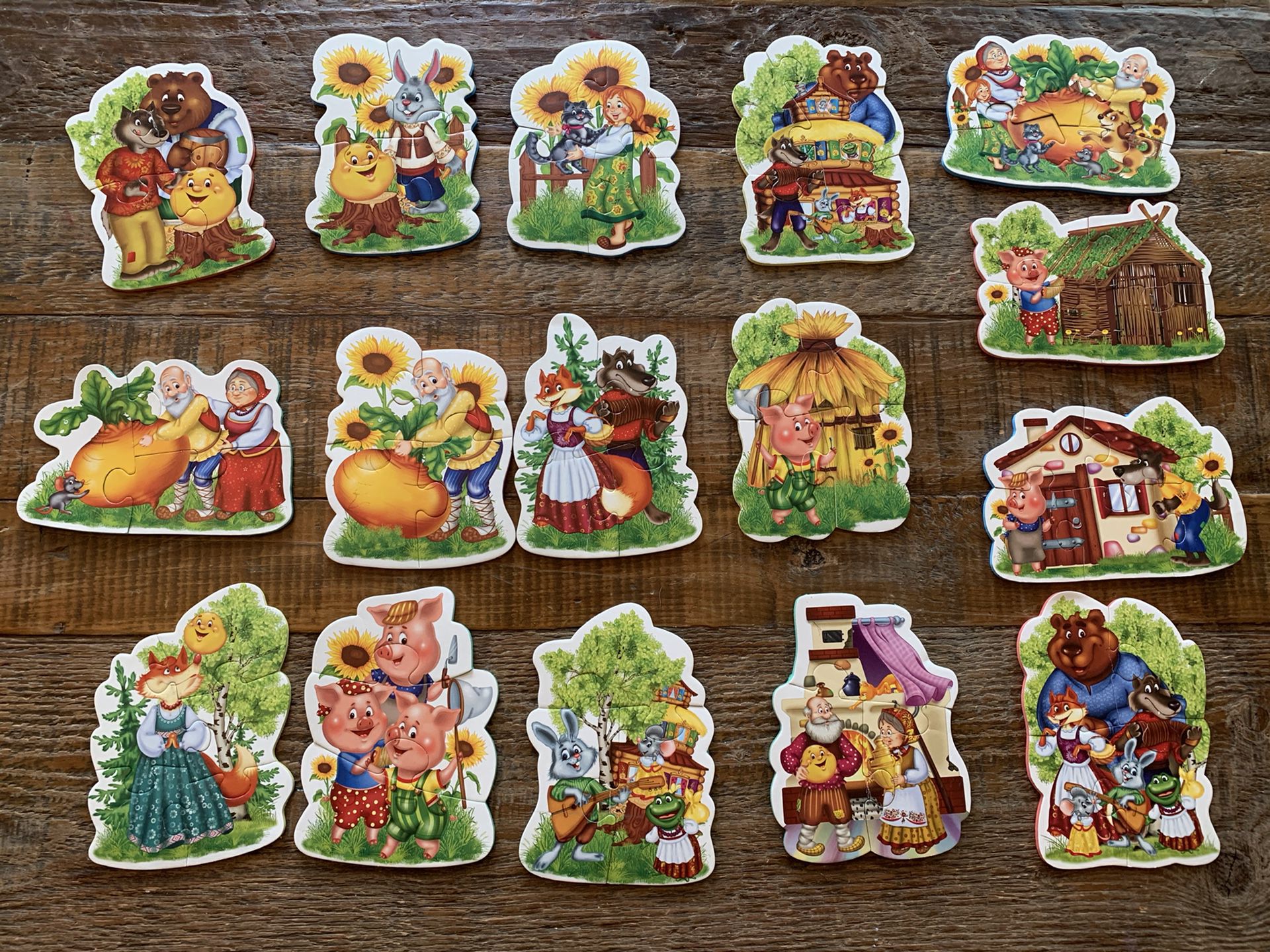 FREE Soft puzzles based on Russian folk tales.