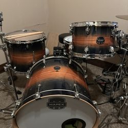 Mapex Armory Studio Ease Drum Kit With SKB Hardcases For All