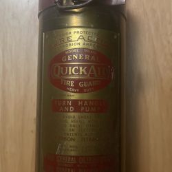 Vintage Fire Extinguisher 