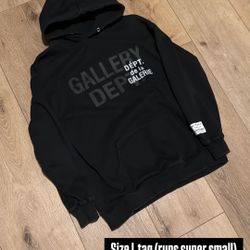 Gallery Dept Hoodie Black