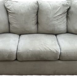 Beige 3-Seater Sofa Couch – Clean & FREE DELIVERY. READ DESCRIPTION❗️