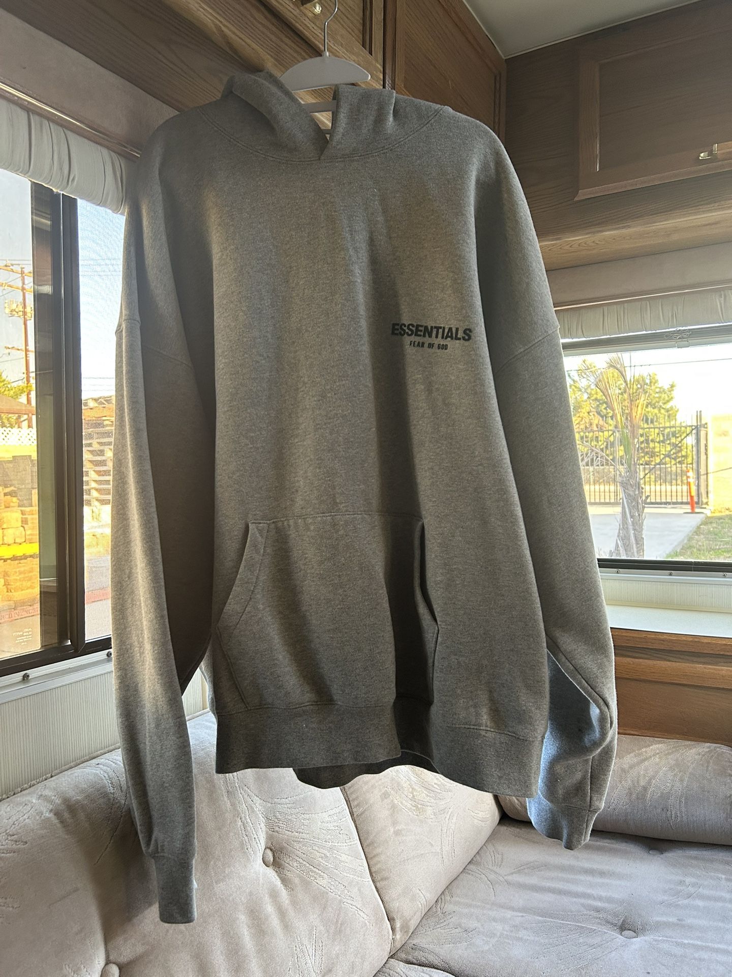 Grey Essentials Hoodie
