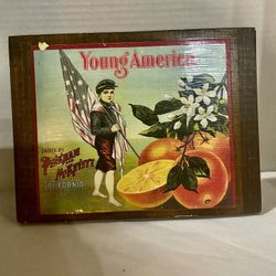 Vintage Rare Real Fruit Box Label California Orange Box