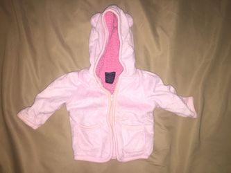 Faded glory girls 3-6 months fuzzy coat