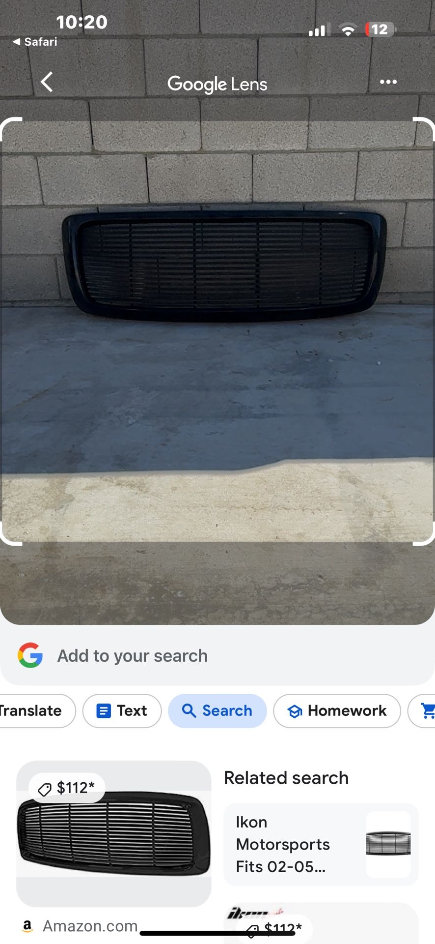 Front grill 