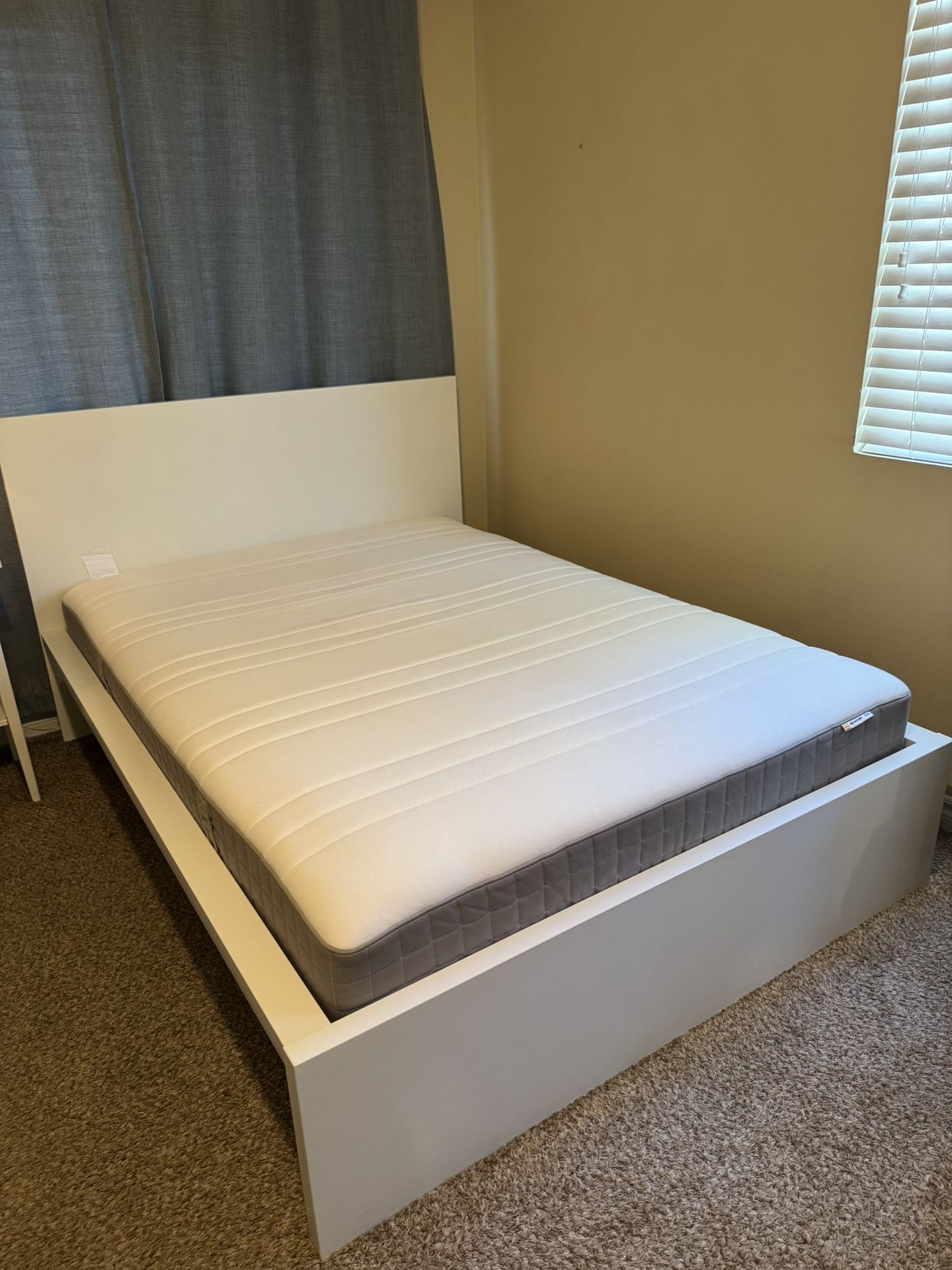Bed Frame And Mattress In Good Condition From IKEA