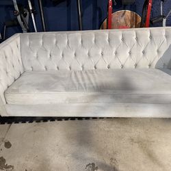 Elegant couch and loveseat