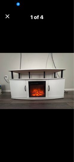 Fire place tv stand