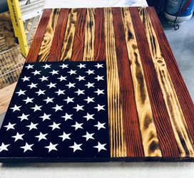 Wood Flags & Concealment Flags . Different Styles ,sizes & Color Options .