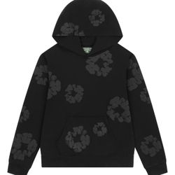 BLACK DENIM TEARS COTTON WREATH HOODIE