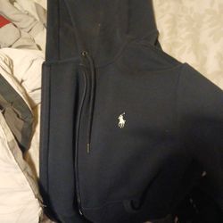 Black Polo Hoodie 