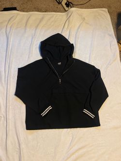 Avia black quarter zip hoodie