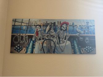 Skeleton Metal Print