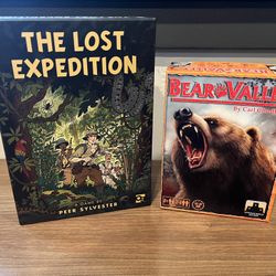 The Lost Expedition And Bear Valley Card/Board Games