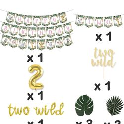 2nd birthday Decorations- Two Wild