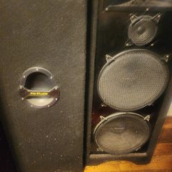 2 Pro Studio 15" Speakers With Bluetooth Receiver 