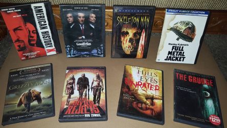 8 dvds in really good condition 3.00 each or all for 20.00